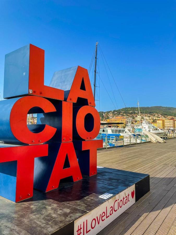 Villa Esperance- Appartement Entier T2 La Ciotat Exteriör bild